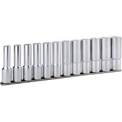 ＴＯＮＥ(トネ) HDL412 ディープソケットセット(12角･ホルダー付) 12pcs