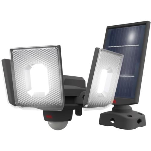 ムサシ(musashi) S-340L 7.5W×3灯スライド型LEDソーラーセンサーライト USB･ソーラー充電