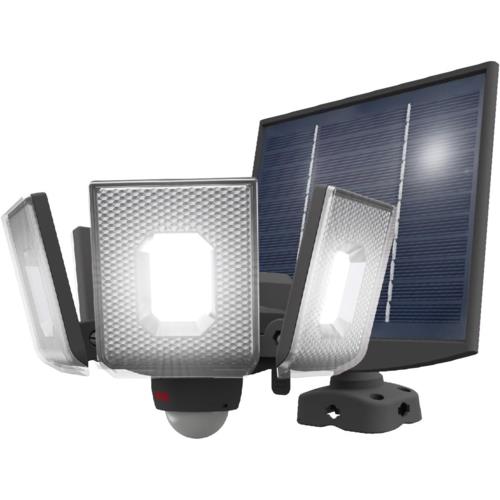 ムサシ(musashi) S-400L 7.5W×4灯スライド型LEDソーラーセンサーライト USB･ソーラー充電