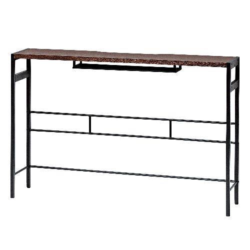 クロシオ 【組立式】23416 デュアルモニターテーブル ダークブラウン