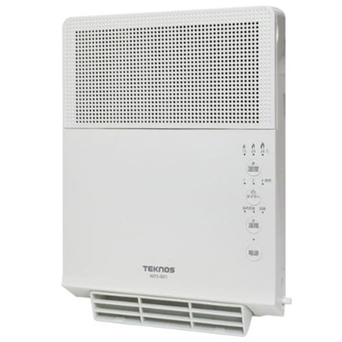 テクノス(TEKNOS) WTS-801W(ホワイト) 壁掛セラミックファンヒーター 800W