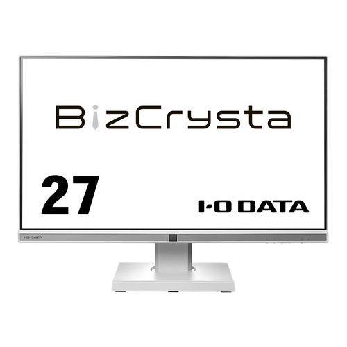 IODATA(アイ・オー・データ) LCD-BCQ271DW-F BizCrysta 27型 WQHDディスプレイ ホワイト 人感センサー搭載