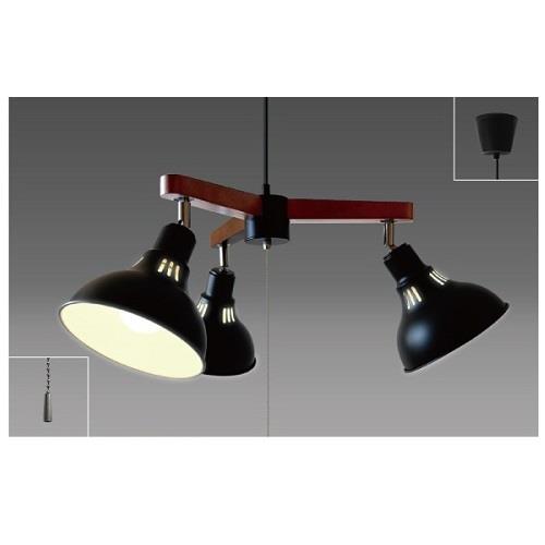 タキズミ GL3065CHBK URBAN STYLE 3灯シャンデリア 電球色 ～4.5畳 リモコン無