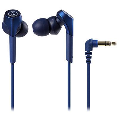 オーディオテクニカ(audio-technica) ATH-CKS550X BL ブルー SOLID BASS インナーイヤーヘッドホン ハイレゾ対応