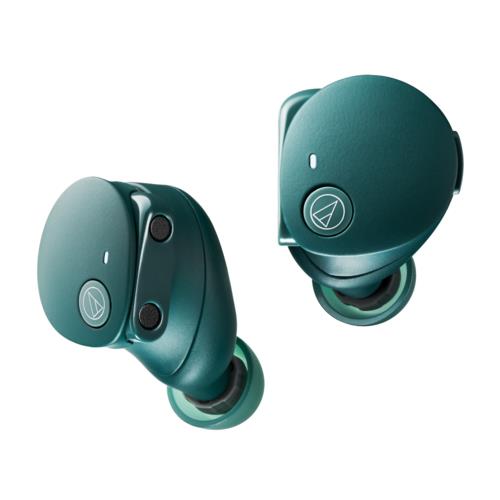 オーディオテクニカ(audio-technica) ATH-CKS50TW2GR グリーン 完全ワイヤレスイヤホン マグネティックスイッチ機能