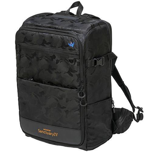 ケンコー(Kenko) AOC-ST4ISRKBKCF(ブラックカモフラージュ) aosta サンクチュアリIV そのまま座れる IS(イス)リュック 内寸 320×400×140mm