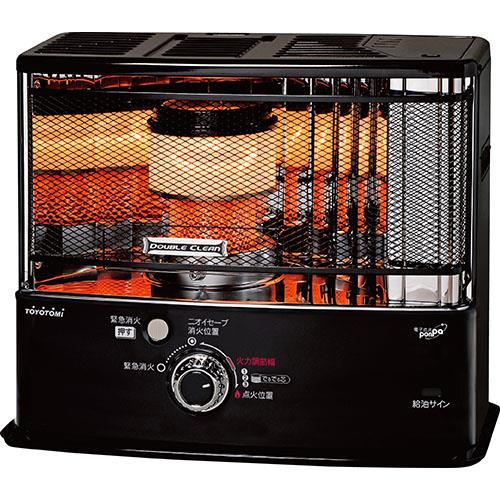 トヨトミ(TOYOTOMI) RC-W3624 ブラック 反射型 石油ストーブ 木造10畳/コンクリート13畳