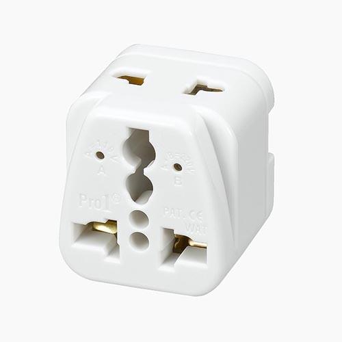 ヤザワ HPM5SWH(ホワイト) プラグが変形!海外用電源プラグマルチタイプ