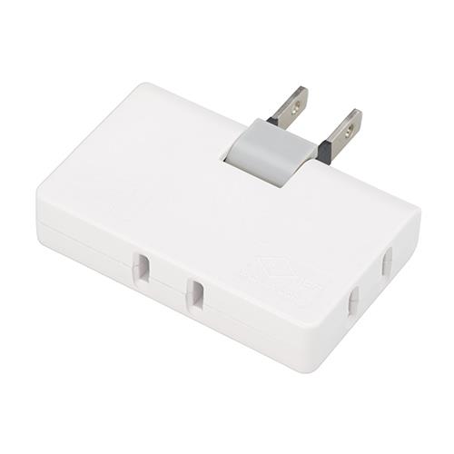 ヤザワ Y02ELPC300WH(ホワイト) コーナータップ3個口