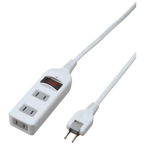 ヤザワ ノイズフィルター集中SW付 3個口 5m Y02BNS315WH(ホワイト)