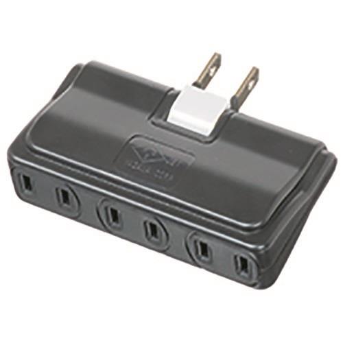 ヤザワ Y02U300BK(ブラック) 耐トラ付アンダータップ3個口