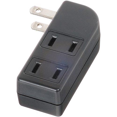 ヤザワ Y02S300BK(ブラック) 耐トラ付サイドタップ3個口