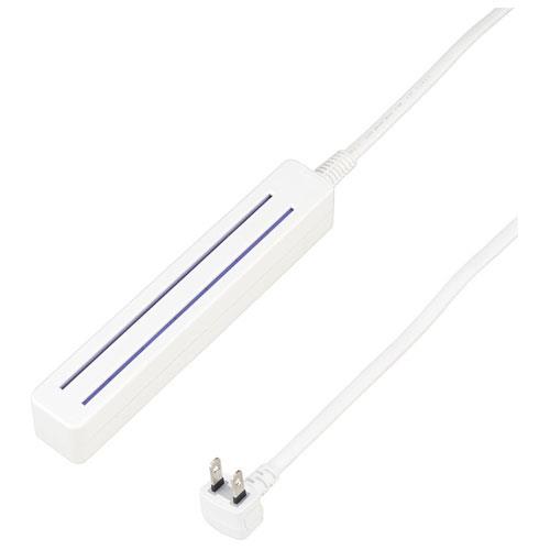 ヤザワ H6LS10015WH(ホワイト) 差込みフリータップ2ロングタイプ 8～9個口(上挿し) 1.5m