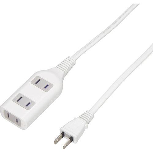 ヤザワ テーブルタップ 3個口(上挿し2･横挿し1) 3m HSL303WH(ホワイト)