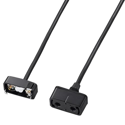 ヤザワ ICL510BK(ブラック) 引掛シーリング延長コード1.0m