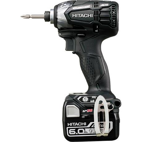 ハイコーキ(HiKOKI) WH14DDL2 2LYPK B ストロングブラック コードレスインパクトドライバ 14.4V