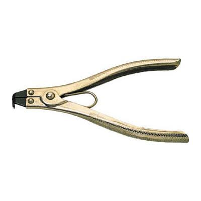 スーパーツール CS-3B スナップリングプライヤー(爪固定型) 軸用曲爪