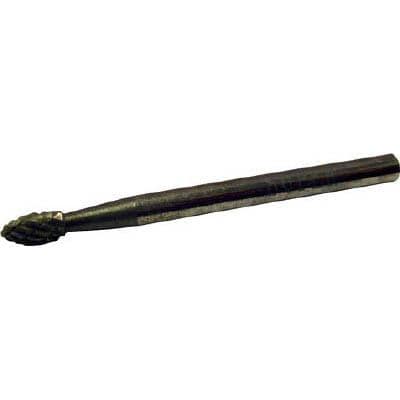 スーパーツール SB6A01 超硬バーシャンク径3mm(卵型) ダブルカット(刃径：3.0)