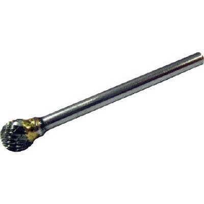 スーパーツール SB8B04 超硬バーシャンク径3ミリ 球型 ダブルカット 刃径：6.3