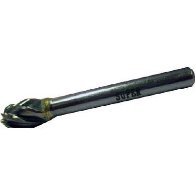 スーパーツール SB6C01SA 超硬バーシャンク径6ミリ 卵型 アルミカット 刃径：9.5
