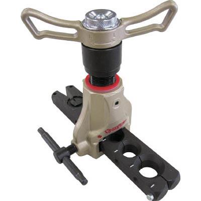 スーパーツール TF456WGH フレアリングツールセット(偏芯式) ラチェット型、新冷媒･新規格