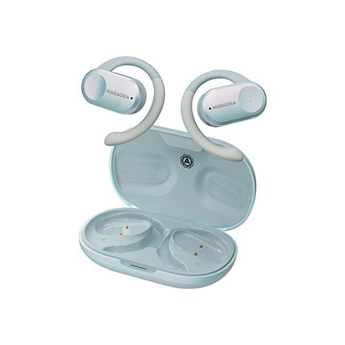 ナガオカ BT832OWSPBL パールブルー 完全ワイヤレスイヤホン オープンイヤー Bluetooth5.3