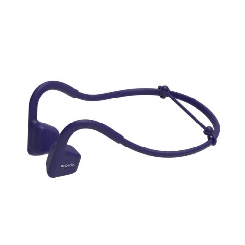 ナガオカ M315BONEBL ブルー movio 骨伝導イヤホン 軽量 Bluetooth5.3