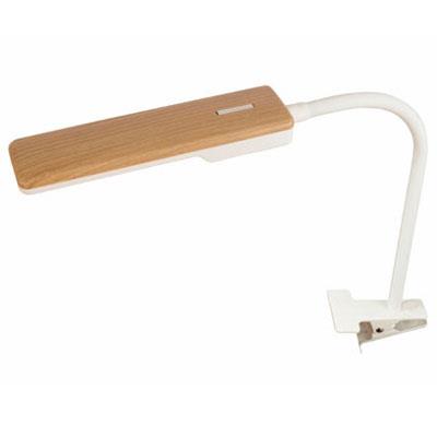 スワン電器(SWAN) CL-346NA ホワイト×ナチュラル CL SERIES スタンドライト クランプ型式