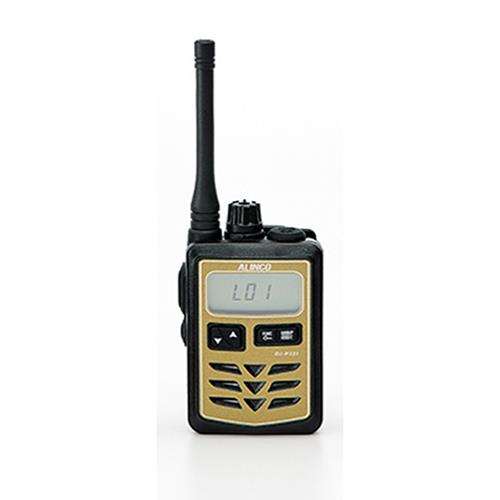 アルインコ(ALINCO) DJ-P321GM(ゴールド) 中継対応 防浸 小型特定小電力トランシーバー ミドルアンテナ