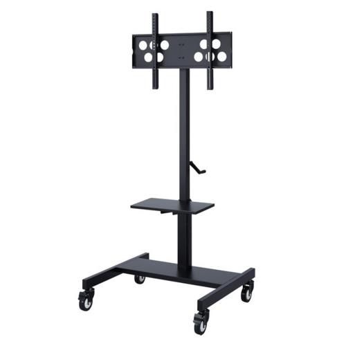 サンワサプライ CR-PL25BK 32～52型対応手動上下昇降液晶ディスプレイスタンド