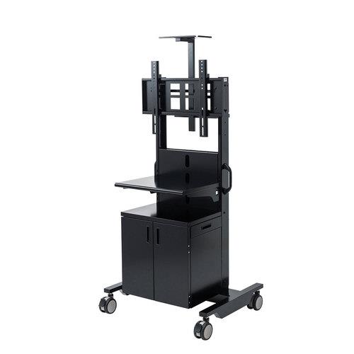 サンワサプライ CR-PL39BK テレビ会議用ディスプレイスタンド