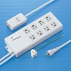 サンワサプライ TAP-3804N 電源タップ 手元集中スイッチ付き 3ピン8個口 2m