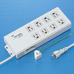 サンワサプライ TAP-3805SPN 雷ガードタップ 3ピン8個口 2m