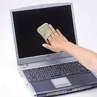 サンワサプライ CD-CC23G グリーン ディスプレイクリーニングパッド