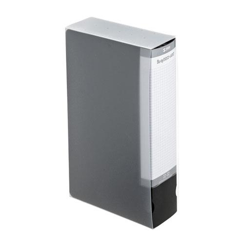 サンワサプライ FCD-FLBD32BBK(ﾌﾞﾗｯｸ) CDｼﾞｬｹｯﾄ収納対応ﾃﾞｨｽｸﾌｧｲﾙｹｰｽ 32枚＋32冊収納