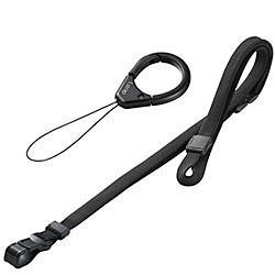 サンワサプライ DG-ST38BK(ブラック) フィンガー&ネックストラップ