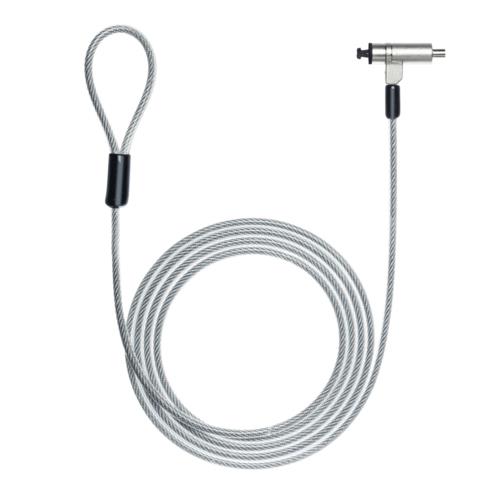 サンワサプライ SLE-91S-1 スロット標準&nano対応セキュリティワイヤー(eセキュリティ･鍵No.1)