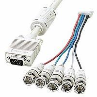 サンワサプライ KB-5BNC2K ディスプレイケーブル D-Sub15ピンミニ 2m