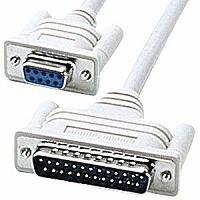 サンワサプライ KRS-423XF3K RS-232Cケーブル クロス 3m