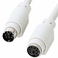 サンワサプライ KB-K664K キーボード延長ケーブル 4m