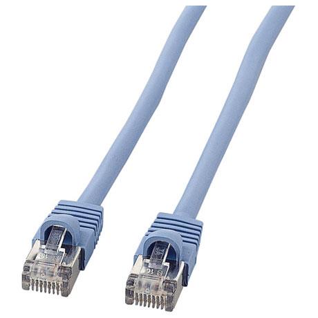 サンワサプライ KB-STP-07LBN(ライトブルー) STPエンハンスドカテゴリ5単線ケーブル 7m