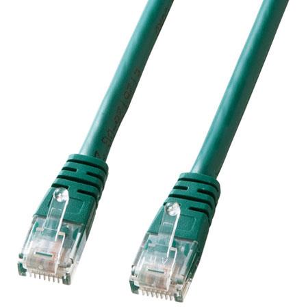 サンワサプライ KB-T5T-07GN(グリーン) エンハンスドカテゴリ5単線LANケーブル 7m