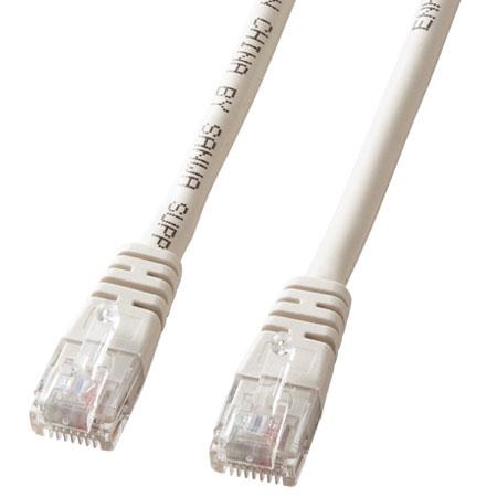 サンワサプライ KB-T5T-15N(ライトグレー) エンハンスドカテゴリ5単線LANケーブル 15m