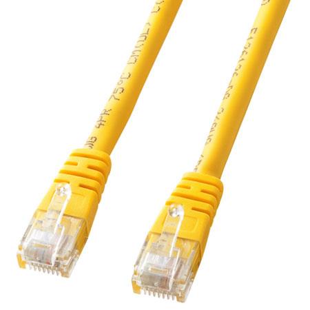 サンワサプライ KB-T5T-20YN(イエロー) エンハンスドカテゴリ5単線LANケーブル 20m