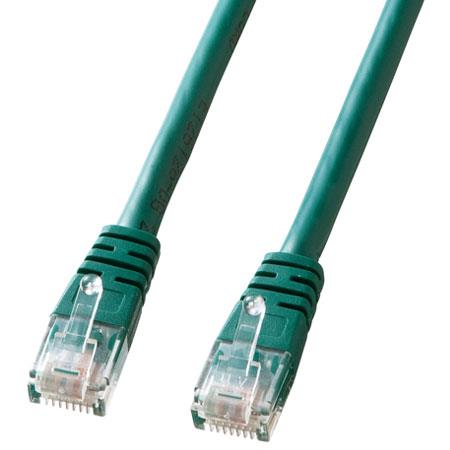 サンワサプライ KB-T5T-30GN グリーン エンハンスドカテゴリ5単線LANケーブル 30m
