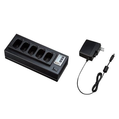 サンワサプライ MM-WGS2-CL5 ワイヤレスガイド用充電器 5台用