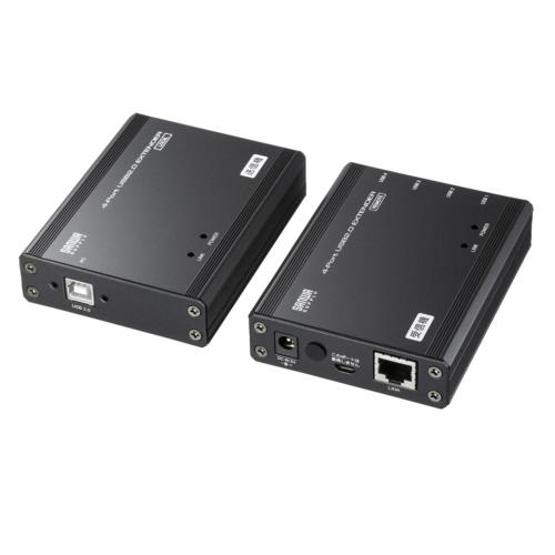 サンワサプライ USB-EXSET4 USB2.0エクステンダー(100m延長 4ポート)