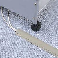 サンワサプライ CA-R30GY(グレー) ケーブルカバー 1m