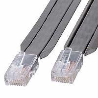 サンワサプライ KB-CP5-03(グレー) アンダーカーペットLANケーブル カテゴリー5対応 3m