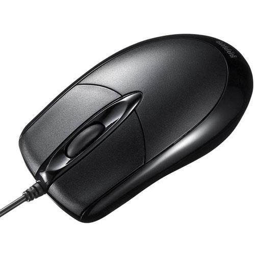 サンワサプライ MA-130HUBK ブラック USB 有線光学式マウス 3ボタン